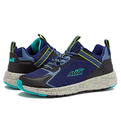 Avia Canyon Men’s Trail Shoes and Walking Sneakers with Arch Support and Breathable Mesh