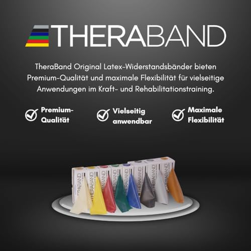 TheraBand 5,50m im Vorratsrolle rot | Fitnessband | Gymnastikband – Ansicht 6