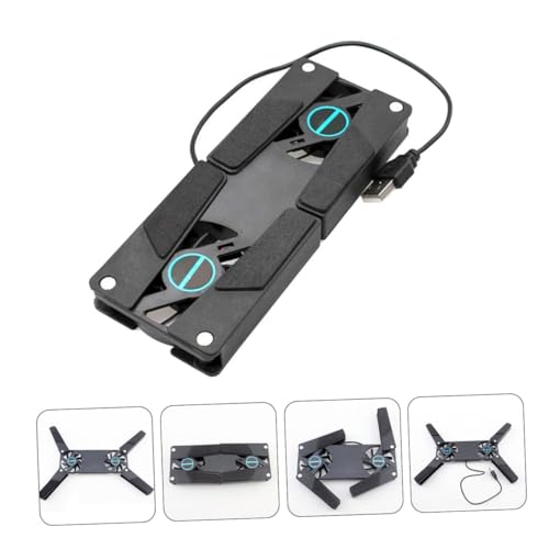 Vaguelly 2PCS base refrigerante plegable para laptop miniatura 7