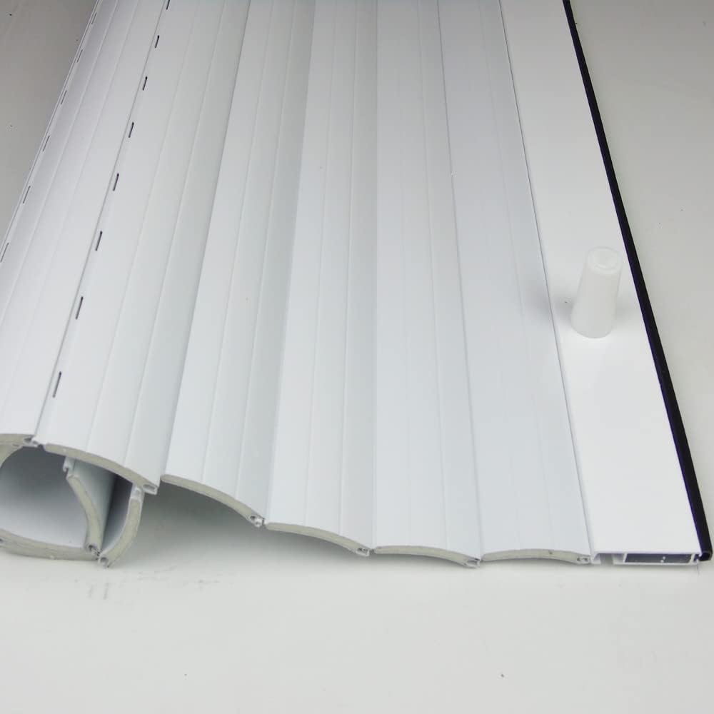 Persiana Enrollable de Aluminio | Lama Curva 45mm | Corte a Medida | Pertoni Tende (Alto 150cm x 120cm Ancho)