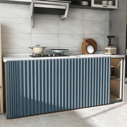 Rideau pour placard de cuisine pour relooker votre studio - 2