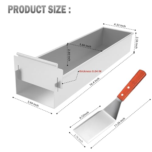 Nieprzywierająca forma do ciasta Tiramisu – zdejmowana forma do pieczenia ze stopu aluminium do sernika, musu, ciasteczek – zawiera akrylową pokrywkę i metalową szpatułkę