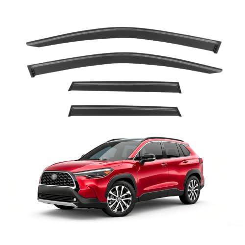 Image of Rain Guards Window Visor for 2022-2026 Toyota Corolla Cross Out-Channel