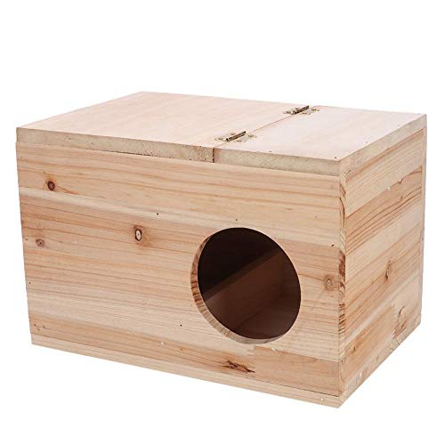 Hamster Paarungszucht Box Papagei Zucht Nistkasten Links Offenes Fenster Große Größe Vogel Holz Brutkasten Für Kleintier Chinchilla Eichhörnchen