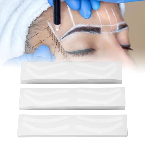 UPHIGHER 150 hojas de calcomanías desechables para cejas, para dar forma a las cejas, para dar forma a los bordes de las cejas