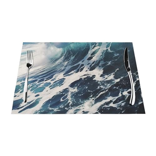 Sets de table lavables pour éliminer les taches de cuisine sur votre table