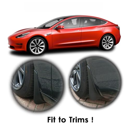 Garde-boue pour Tesla Modèle 3 2016-2019 : Finition premium et ajustement parfait