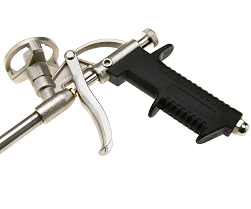 Aluminum Caulking Foaming Gun Foam Sprayer PU Grade Expanding Spray Application Applicator - Thumbnail 4