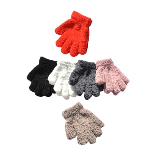 CALLARON 3 Juegos Guantes Anticongelante Para Comedero Para Perros Accesorio Soplador De Hojas Tapas Guantes De Colador Guantes Hidratantes Equipo Pararse Tela Tejida 6 Pares * 3