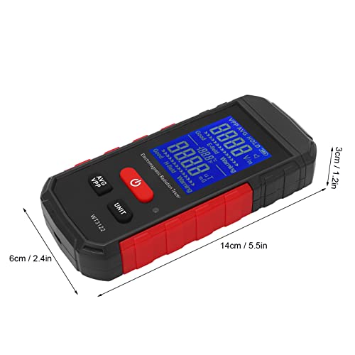 Medidor portátil de radiación electromagnética con alarma miniatura 5