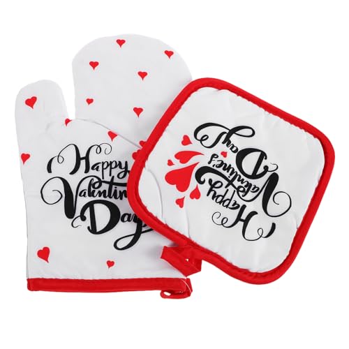 Gatuida Guantes de Horno Resistentes al Calor para Cocinar y Hornear Guantes Aislantes para Microondas Diseño Grueso y Antideslizante Accesorio Multifuncional para Cocina y Barbacoa