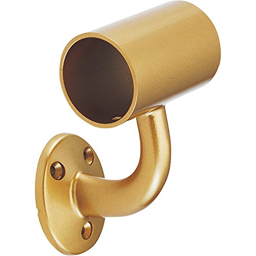 マツ六 手すり部材 BAUHAUS セレクト 35通しブラケット横型 BD-02G ゴールド