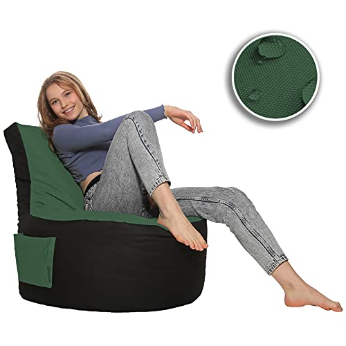 HomeIdeal - 2Farbiger Gamer Sitzsack Lounge für Erwachsene & Kinder - Gaming oder Entspannen - Indoor & Outdoor da er… – Bild 3