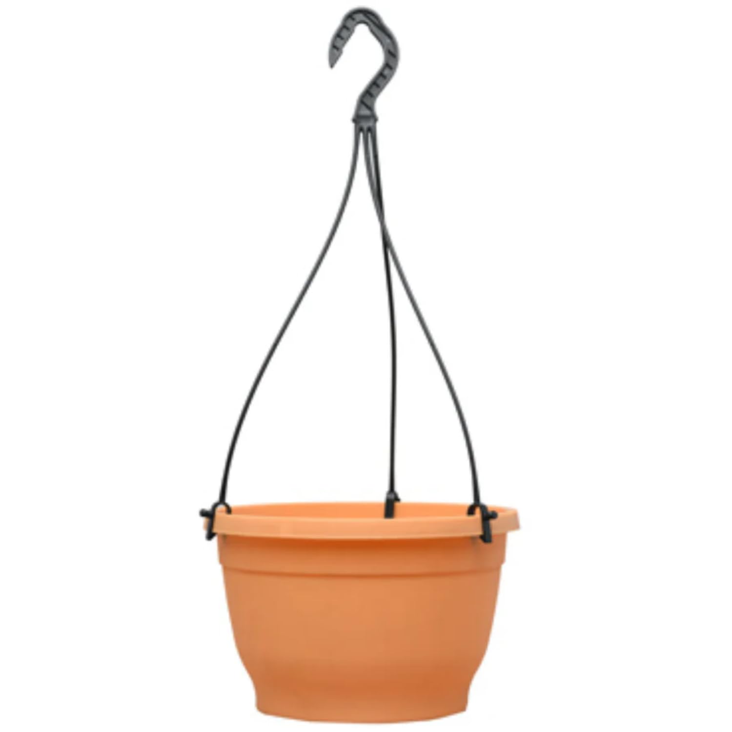 Hug A Plant | Tuka 25 Single Tier Hanging Round Plastic Pot (9.8INCH|25CM) (White) (B0C7BTSVYY) Amazon Price History, Amazon Price Tracker