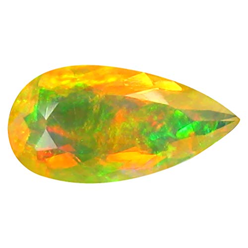 Opale arc-en-ciel véritable taille poire 12x6mm pour sublimer vos créations de bijoux uniques