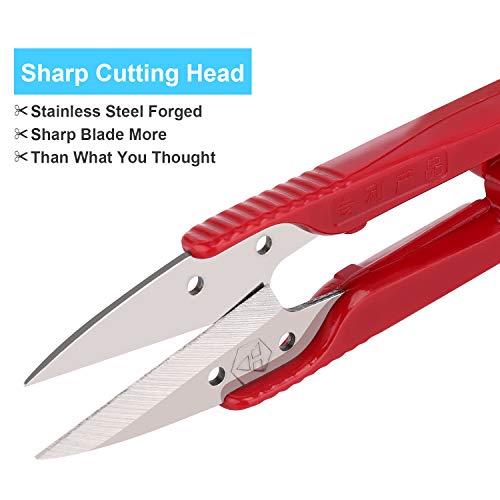3 Pcs Premium Sewing Scissors, Mini Small Trimming Nippers, 4.2-inch Yarn Thread Snip Cutter, SS304 Metal Embroidery Supplies, Great for Stitch, Suture, Fabric, Craft, String. Sharp Tailor Gadgets.