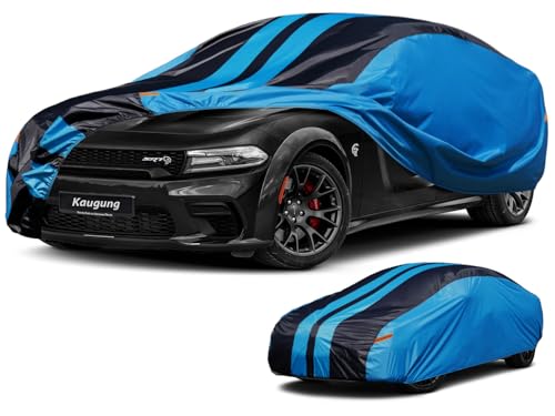 Kaugung Car Cover Waterproof Custom Fit Dodge Charger2006-2025 Full Exterior Cover for Automobiles Lightweight Resistant Outdoor Sun UV Rain Dust Snow Wind Protection.