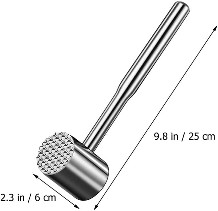Hemoton Daily Use Meat Mallet Tool Professional Beef Tenderizing Hammer for Preparation Kitchen for Steak Poultry Cooking
