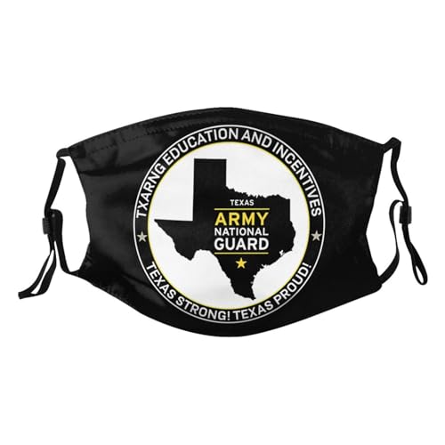 Texas Army National Guard Adult Dust Mask Adjustable Dust Face with 2 Filter62