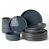 FOBENTA Juego de vajilla para 4, servicio para