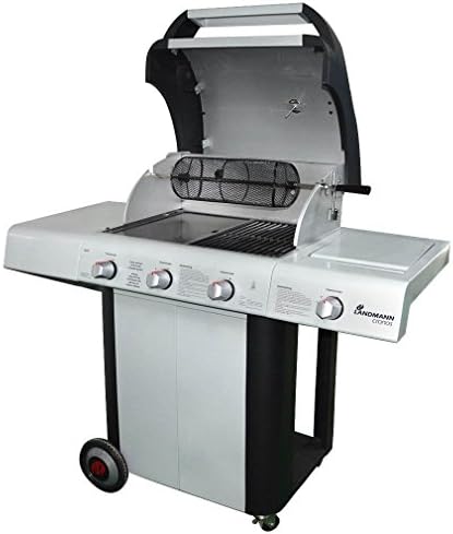 Onlyfire BRK-6039 Universal Grill Basket for Peanut Beans French Fries Fits Any Gas Grill Rotisserie Spit Rod