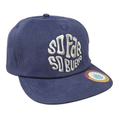 Image of Sendero Provisions Co. So Bueno Adjustable Snapback Hat with Embroidered Design (Blue) - One Size