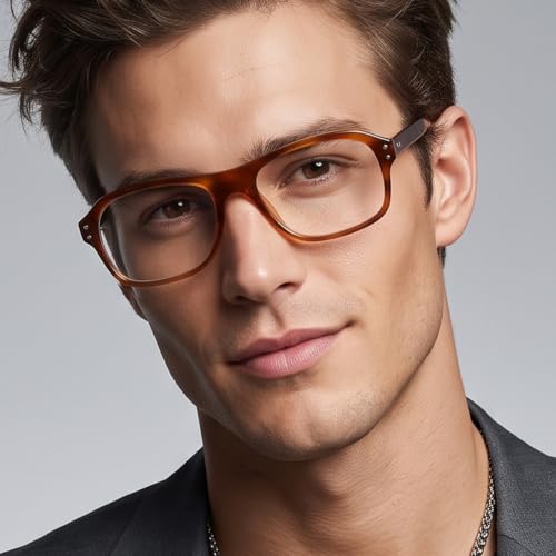 Image of Kingsmen Cosplay Eyeglasses Frame Square Handmade Acetate Glasses
