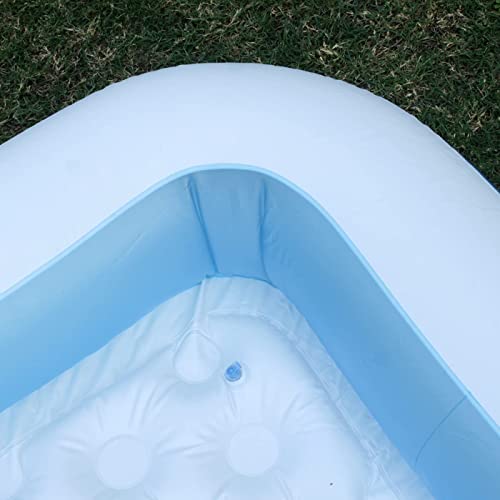 Image of Summer Special Inflatable Kid Swimming Pool, Kids Bath Activity Water Pool for Fun Activities, Air Filled Size Inflatable Bubble Beam Floor for Comfort for Your Kids (5.5 feet)