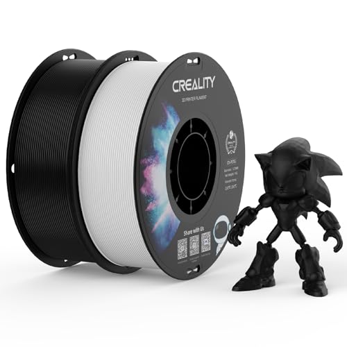 Creality PETG Filament 1.75, 3D Printer Filament: Excellent Toughness High Precision Dimensional Accuracy +/- 0.02 mm, 2