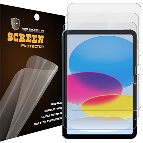 Mr.Shield Screen Protector for iPad Air 11 2025 and iPad 10 2022 Anti Glare [Matte] [3-Pack] Screen Protector (PET Material)