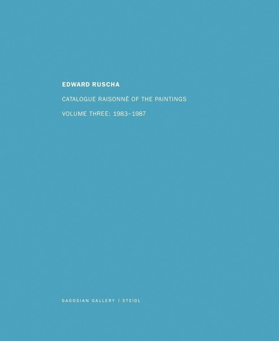 Amazon | Ed Ruscha: Catalogue Raisonne of Paintings 1988-1992 (4