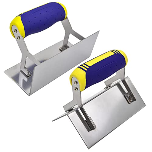 Concrete Tools Set with Stainless Steel Corner Trowel