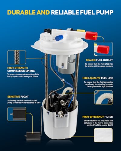 Image of PHILTOP Electric Fuel Pump Assembly FG1093, P76722M, SP6702M