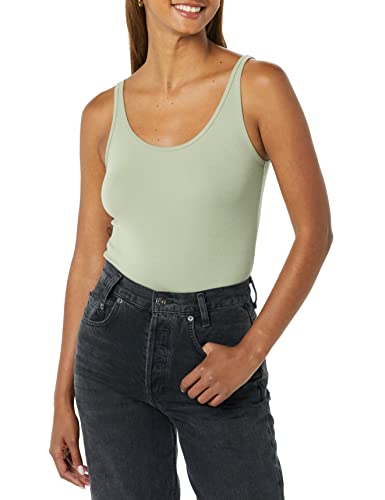 Image of Amazon Essentials Women's Slim-Fit Thin Strap Scoop Neck Tank Top
