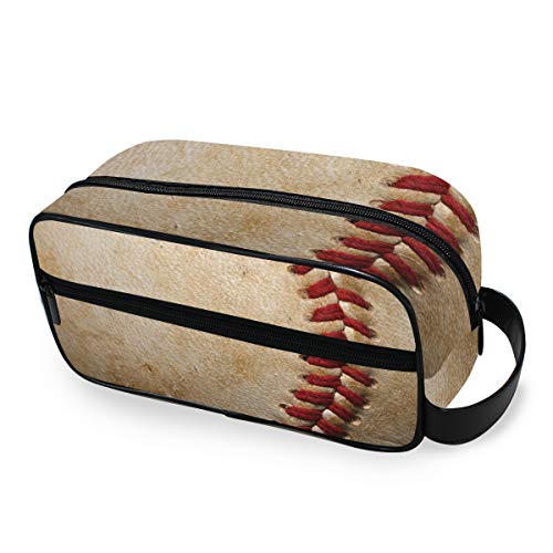 KUWT Travel Toiletry Bag Sport Ball Baseball Print Dopp Kit Portable Cosmetics Makeup Bag Organizer Toiletry Kit for Men Women 1 KUWT Travel Toiletry Bag Sport Ball Baseball Print Dopp Kit Portable Cosmetics Makeup Bag Organizer Toiletry Kit for Men Women