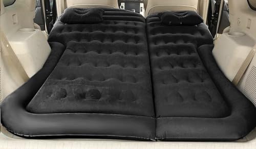 YXautomobile Air Mattress for 2022 2023 2024 Rivian R1S, car air Mattress Portable car Mattress for Travle and Camping Car Air Bed,Black
