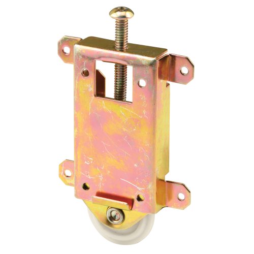 Prime-Line N 6963 Mirror Door Roller Assembly, 1-3/8 In. Roller, Steel Housing, Concave Plastic Wheel (Single Pack)