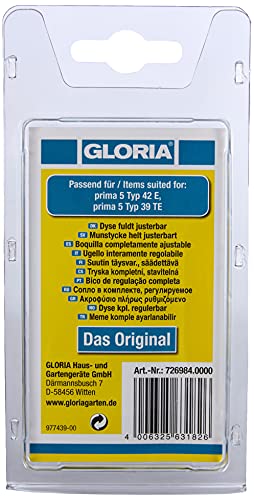 GLORIA Kunststoff-Hohlkegeldüse | Ersatzteil für prima 5 und primex 5 | Verstellbar