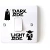 Star Wars Darth Vader Light Switch Sticker Decal - High Gloss Removable Vinyl For Kids Room Wall