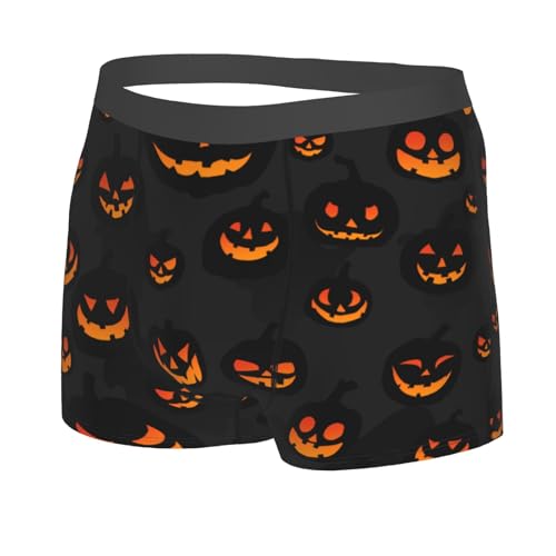 Men's Halloween Fruit Pinapple Boxer Briefs Underwear Pumpkin Breathable Comfortable Fans and Everyday Wear2