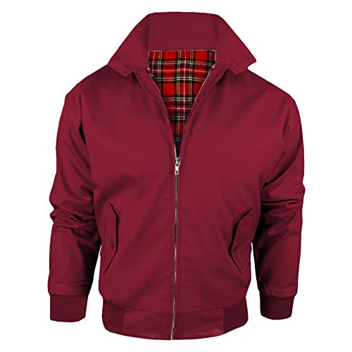 Kids Vintage Harrington Jacket, Wine, 34