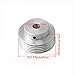 logyues Aluminum Multi-Ribbed Belt Pulley V-Belt Pulley OD 40mm Silver (Inner Hole 8mm)