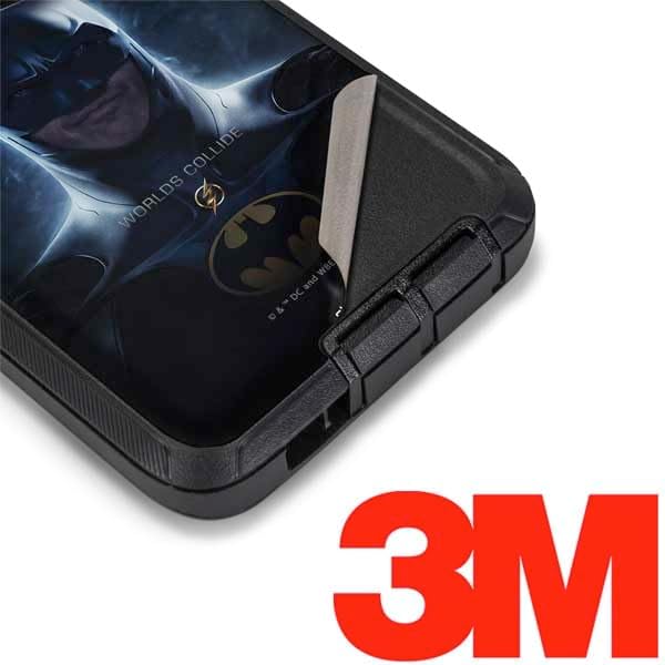 Skinit Decal Skin Compatible with OtterBox Defender Galaxy S10 - Officially Licensed Warner Bros The Flash Movie: Batman Poster Design
