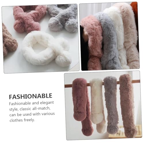 1pc and Girls Plush Scarf Creative Neck Warmer for Thick for Toddlers Boy Girl Holiday Outfits3