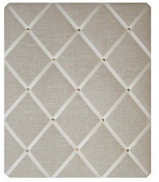 Notice Boards/Memo Boards/Large 40X48Cm, Classic Natural Laura Ashley Oatmeal Linen, Bulletin Boards, Message Boards #TOP1