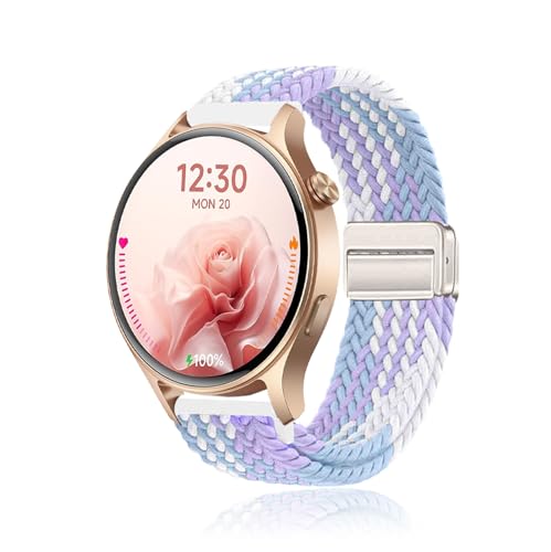 Correa para Fitpolo AR-01/DR06, Nylon trenzado, Ajustable, Violeta miniatura 1
