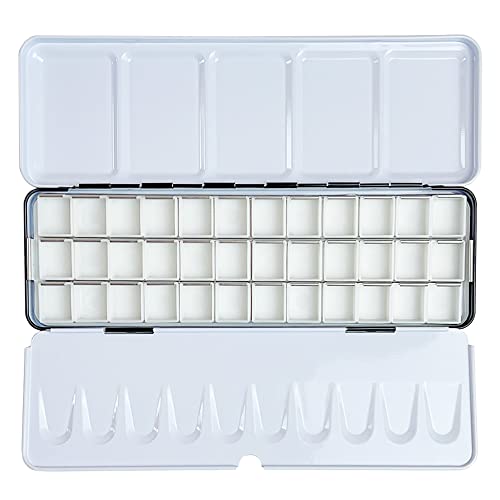 FCLUB Medium Watercolor Palette Paint Case with 36 Pans