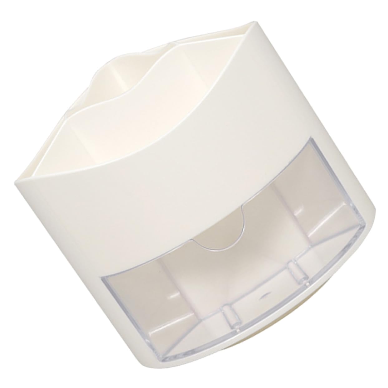 Uonlytech 3 Pièces Organisateur Rotatif de Support à Stylo Multifonctionnel avec Transparent pour Rangement Fournitures Scolaires