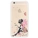 iPhone 6 Plus Case,Slim Fit TPU Back Case For iPhone 6 Plus 5.5",UZZO Cute Girl Fairy Flower Plum blossom Hot Sexy Lips Animal Giraffe Print Ultra Thin TPU Protective Case Bumper,Scratch-Resistant Transparent Skin Slim Fit Clear Soft TPU Gel Rubber Back Cover with Cute Print For iPhone 6 Plus 5.5 inches With 1Free Keyring