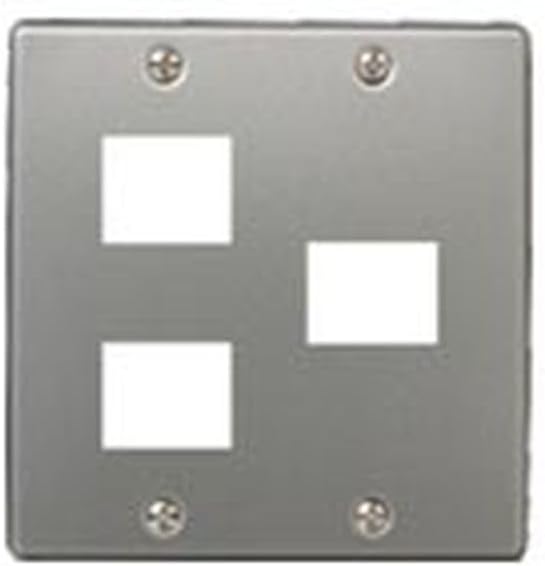 Panasonic WTL6273 New Metal Outlet Plate for 3 (2 + 1 unit)